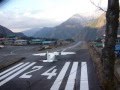 ネパール　ルクラ空港からの離陸光景