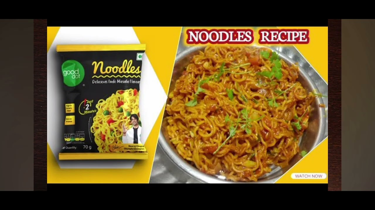 Good dot noodles children's friendly snack