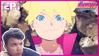 FANBOY DE NARUTO REAGINDO A BORUTO PELA PRIMEIRA VEZ! - BORUTO DUBLADO EPISÓDIO #1