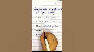 Don’t sleep late at night | Right time to sleep | #learning #education #english #sleep