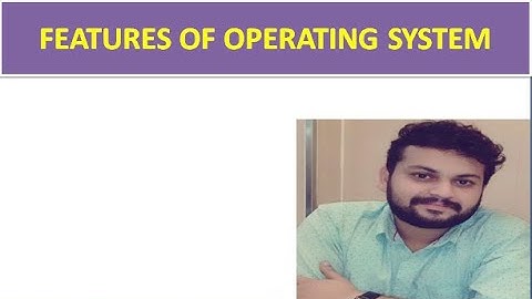 Topic:- FEATURES OF OPERATING SYSTEM | Subject:- Computer(CBSE) | Class:- IV | SOURABH SRIVASTAVA
