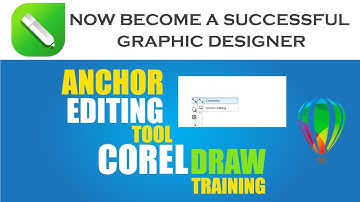 How to Use Anchor Editing Tool in CorelDraw - Urdu / Hindi