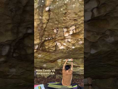 Beta Video for climb Nose Candy v6, Rocktown