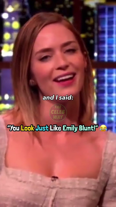 Emily Blunt Funny Interaction with a Waitress