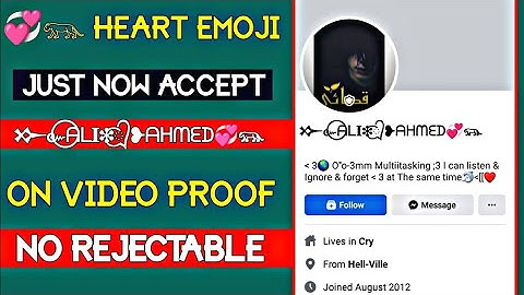😱Make Emoji Heart ❤️ Name Facebook Account 2023| How To Create Emoji Heart ❤️ Name Facebook Account🤔