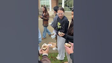 Centre Students Cracking Geodes