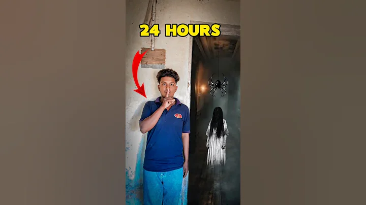 24 Hours Survival Challenge in  Honted 🤯 House #minivlog #vlog