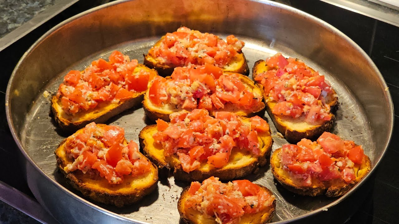 Si të bëjmë brusketa italiane në shtëpi. Thjesht, shpejt dhe super e shijshme