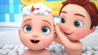 Bath Song | Let's Take a Bath | Fun Bath Time Song + More Nursery Rhymes & Baby Songs