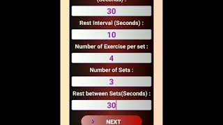 Free Talking Exercise Timer (HIIT / Interval)  App screenshot 2