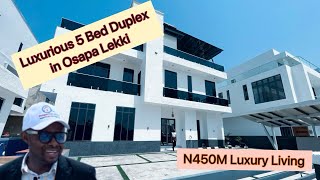 Luxurious 5 Bedroom Fully Detached Duplex in Osapa Lekki | House for sale in Lekki | Luxury Homes