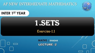 Ap Intermediate New Syllabus | IPE | Mathematics | Exercise -1.1 | Clarity Learn |