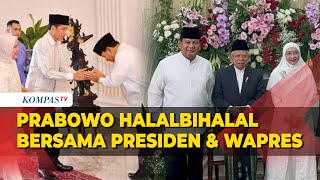 Momen Prabowo Halalbihalal Bersama Presiden Jokowi \& Wapres Maruf Amin di Lebaran Pertama