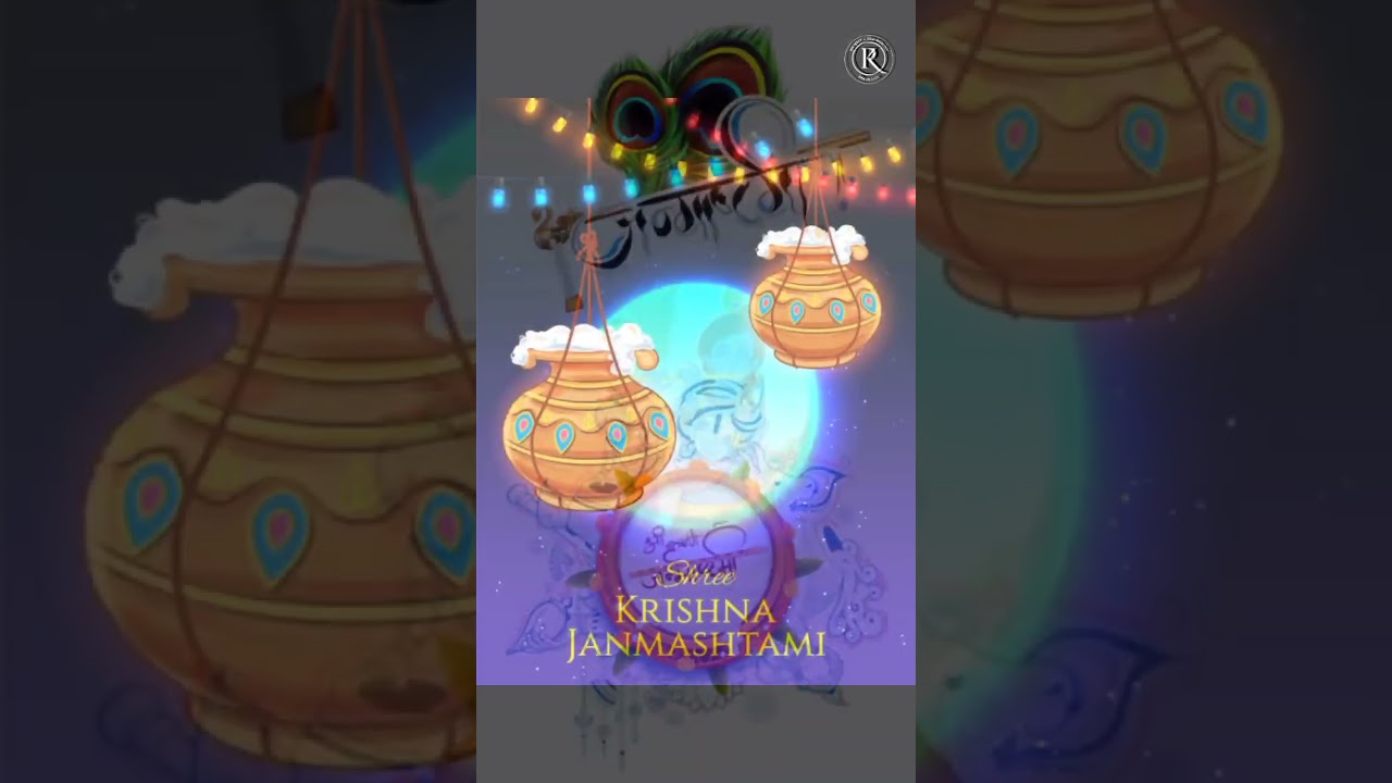 Shravan mahina ni aatham ni rate || janmashtami status || PRK DESIGN ||