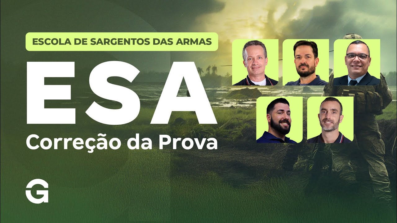 Concurso ESA 2026: Correção da Prova