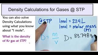 Density Calculations @ STP