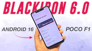 POCO F1 - BlackIron v6 Android 16 Update 🤩 Customization - Detailed Review