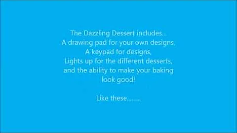 Dazzling Dessert Ad