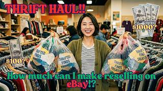Turn $30 Into $300! eBay Thrift Haul With Real Sold Prices & Profit Breakdown #thrifthaul