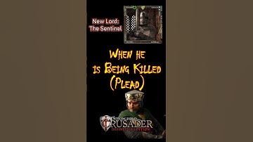 The Sentinel💂🏼‍♀️quotes | pleading | Stronghold Crusader Definitive Edition