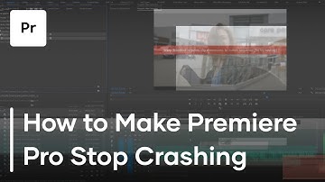 How To Stop Premiere Pro From Crashing | Tutorial