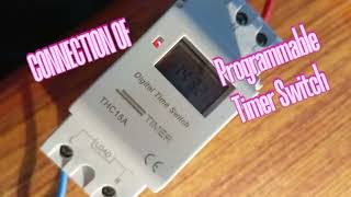 Time setting and connection of Timer Programmable Switch THC15A