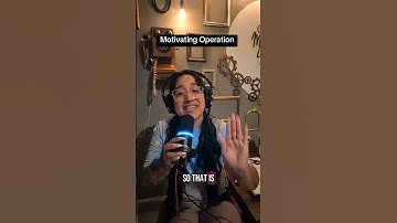 Motivating Operation #aba #behavioranalyst #bcba #bcbaexam #rbt #exampreparation