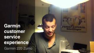 Garmin Zumo 220 Customer Service Experience in Denmark