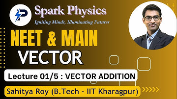 Vector : Lec 01/5 | Spark Physics:Neet & Main Series| Class XI | Sahitya Roy(IIT KGP)