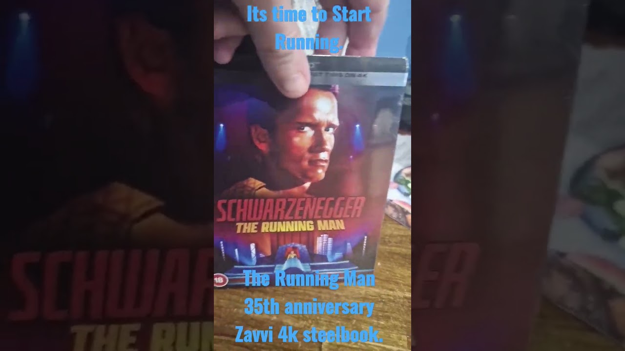 Zavvi 4K steelbook The Running man 35th anniversary. 