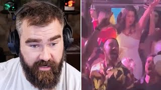 Jason Kelce REACTS to Travis Partying With Women In Vegas After Leaving Taylor Swift in Australia