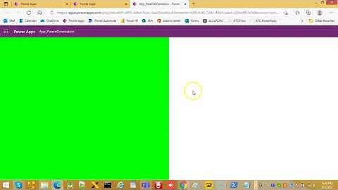 Lesson191 -  Responsive Screen Orientation Change Container - Power Apps 1000 Videos