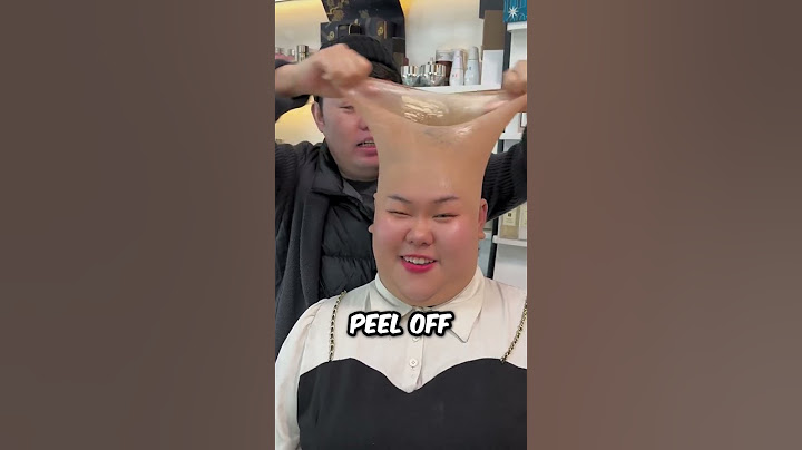 This girl bought the most realistic mask in the world !