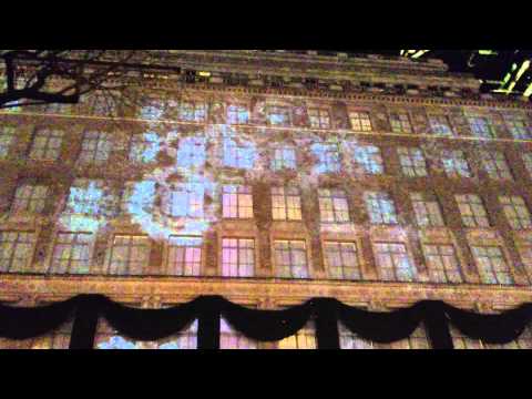 Saks Fifth Avenue projection mapping