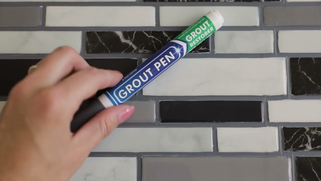 GROUT PEN - Which shade to choose?  Winter Grey, Grey, or Black