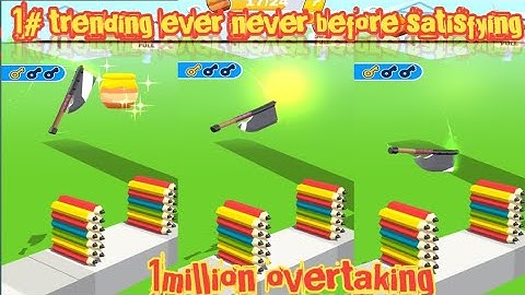 Slice it all relaxing 😎 Satisfying funny pandu Nayak Gaming funny max level relaxing 😎 slice