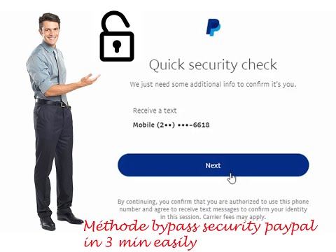 How to bypass security paypal easily
