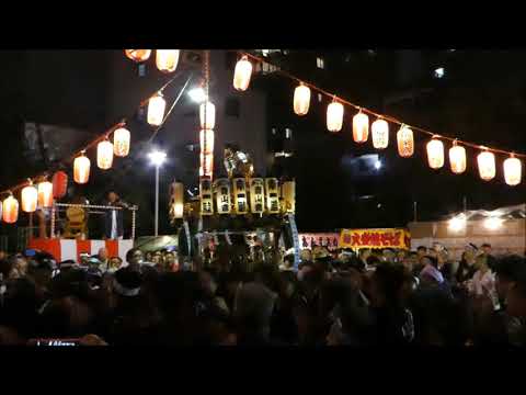 2019年港区・青山青葉公園盆踊り3日目①　神輿宮入