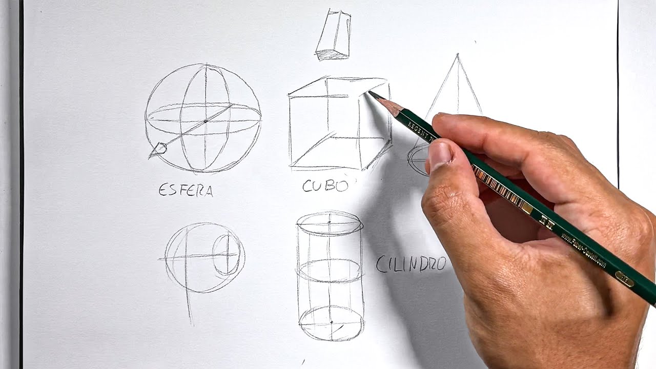 Como Desenhar Formas Básicas - Fundamentos do Desenho