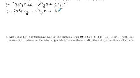 Math 261 Exam 4 Study Video