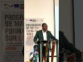 ALLOCUTION DU S.E  DU CONSEIL INTERNATIONAL CONSULTATIF DU CAJOU (CICC) AU LANCEMENT DU MTP