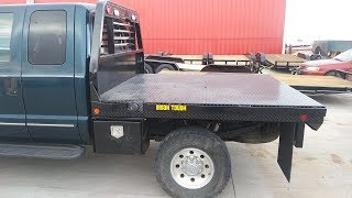 Bison Tough Flatbed on a 1999 F250 Ford Super Duty Short Bed