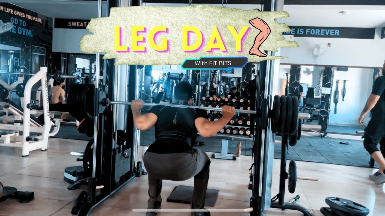 How to train leg 🦵 My Leg Workout By Fit Bits 💪 YouTube