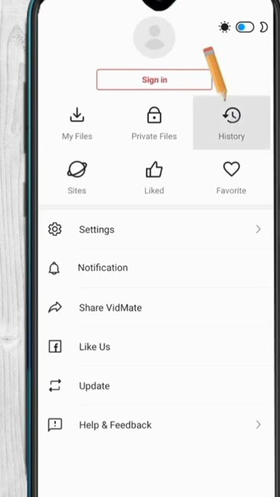 Vidmate के History को ‌Delete कैसे करें 2022 ||#Shorts Video..