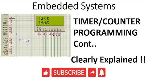 [ES-EN-26] 8051 Timer/Counter Programming continuation-lession-26