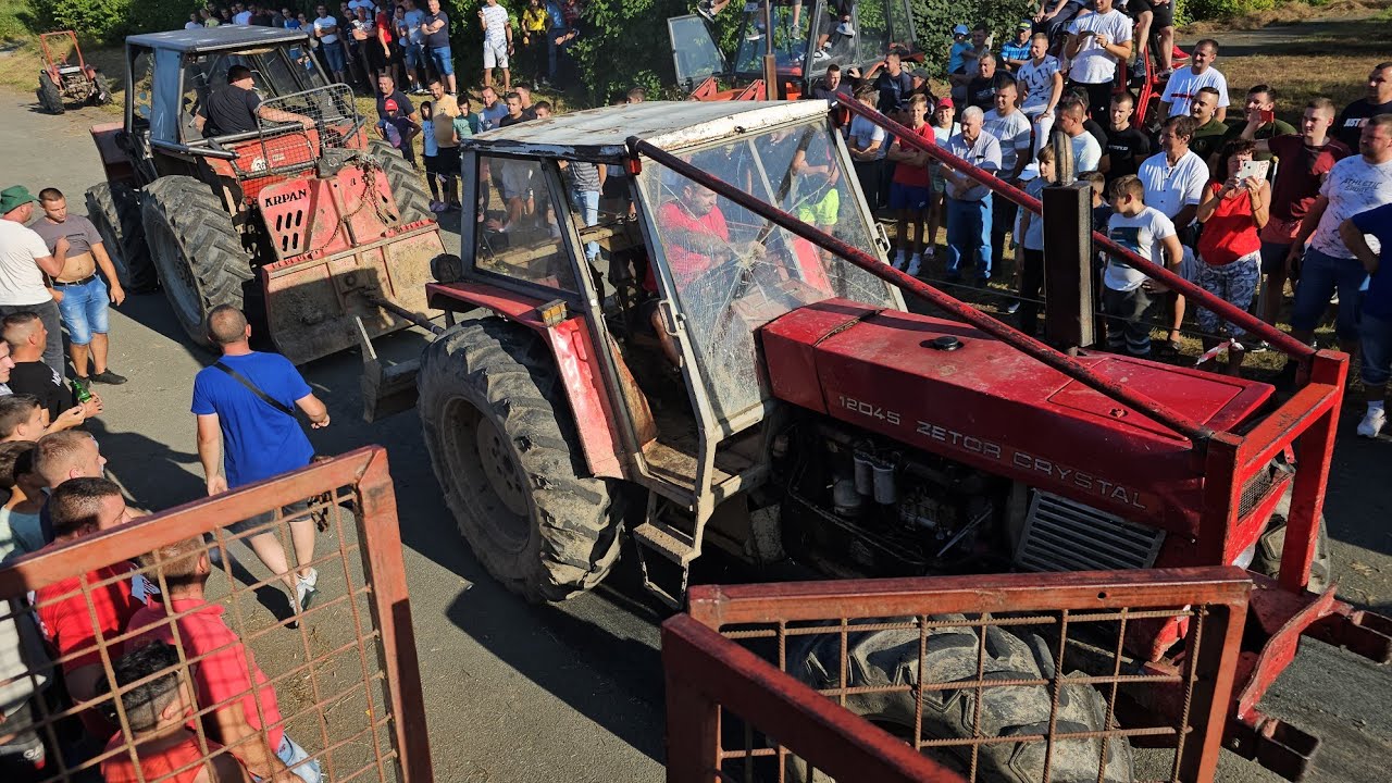 Massey Ferguson 1114 vs Zetor Crystal 12045 traktorijada Novi Grad 2023