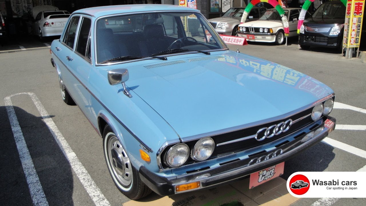 Spotted in Japan: A 1975 Audi 100 GL - YouTube