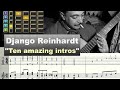 Django Reinhardt - Ten amazing guitar intros
