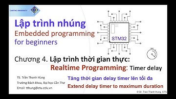 Lập trình nhúng STM32-Chương 4.7. Tăng Thời Gian Delay Lên Con Số Cực Lớn|Realtime Programming STM32