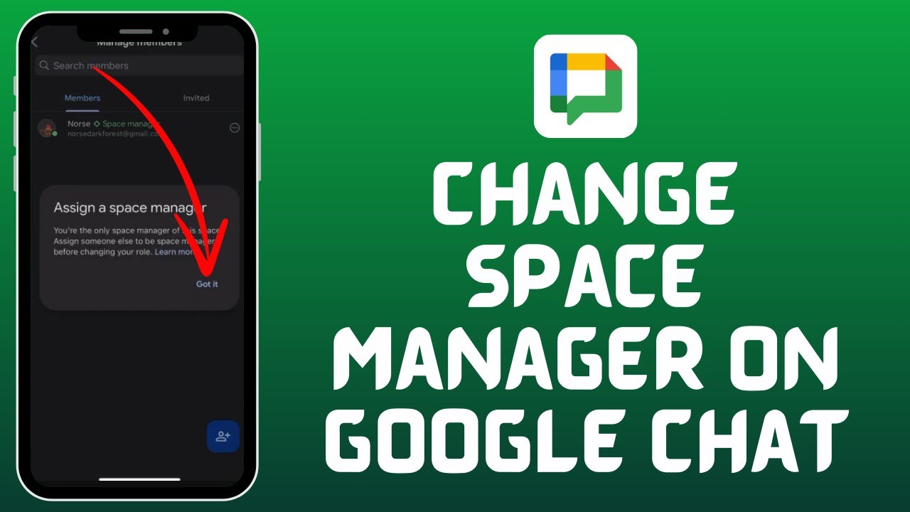 How to Change Space Manager on Google Chat (2024) | Google Chat ...